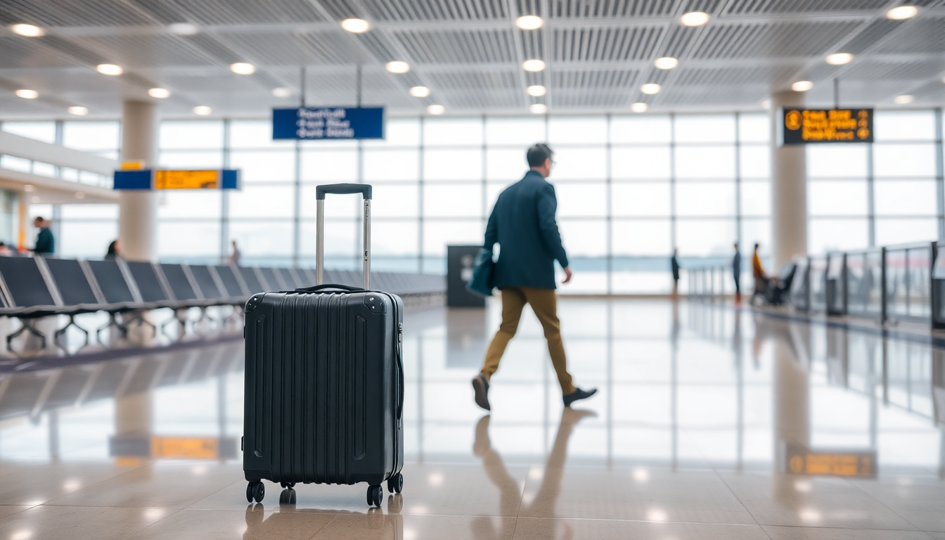 travel suitcase airport