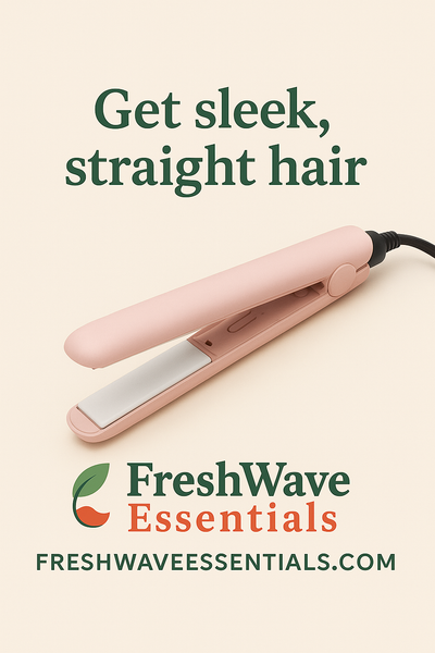 Mini Ceramic Hair Straightener - Compact And Portable