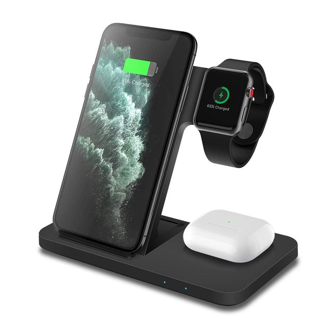 3 in 1 Wireless Charging Station for Apple Devices